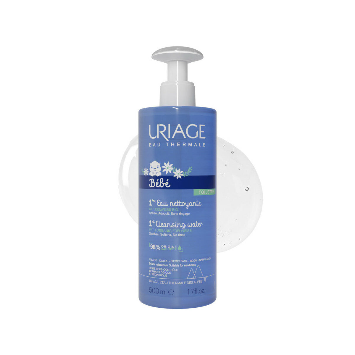 Uriage Bebe Acqua Detergente 500ml-1