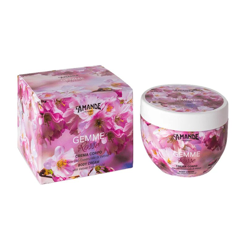 L'Amande Aromatique Crema Corpo Gemme Rosse 300ml-1