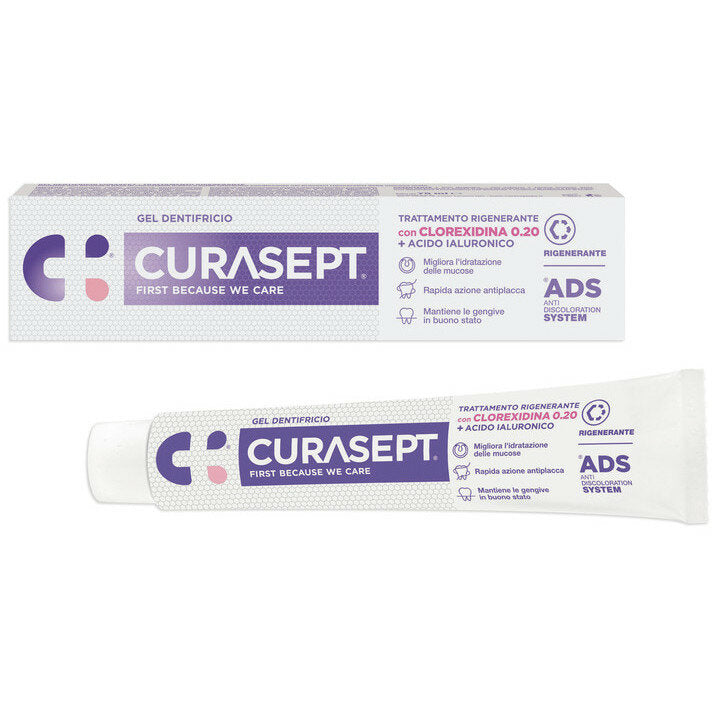 Curasept Gel Dentifricio ADS DNA Trattamento Rigenerante 75ml-2