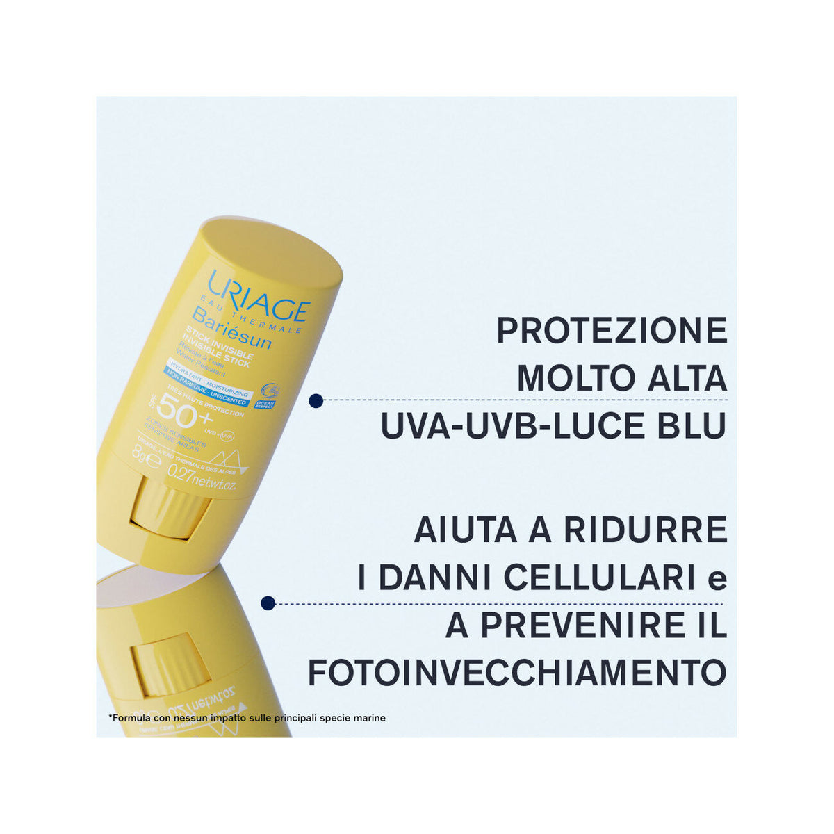 Uriage Bariesun Stick Invisible SPF50+ 1 pezzo-5