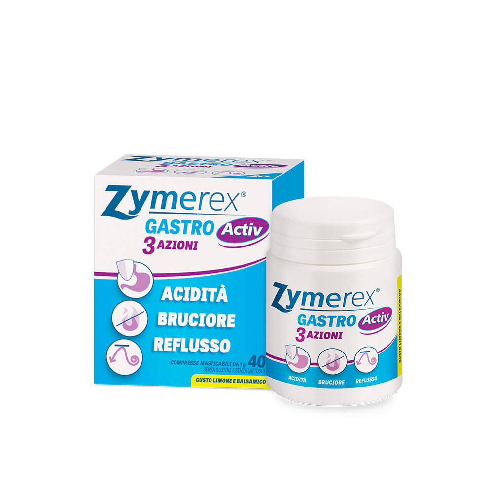 Zymerex Gastro Activ 3 Azioni 40 Compresse-2