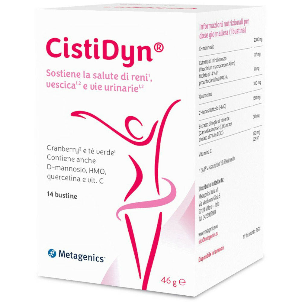 CistiDyn per il benessere delle vie urinarie 14 bustine-2