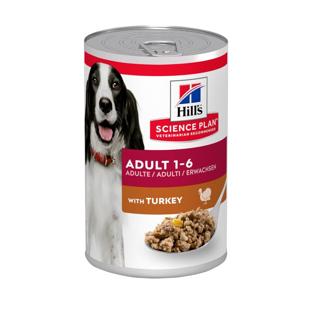 Hill's Science Plan Umido Cane Tacchino Lattina 370g-2