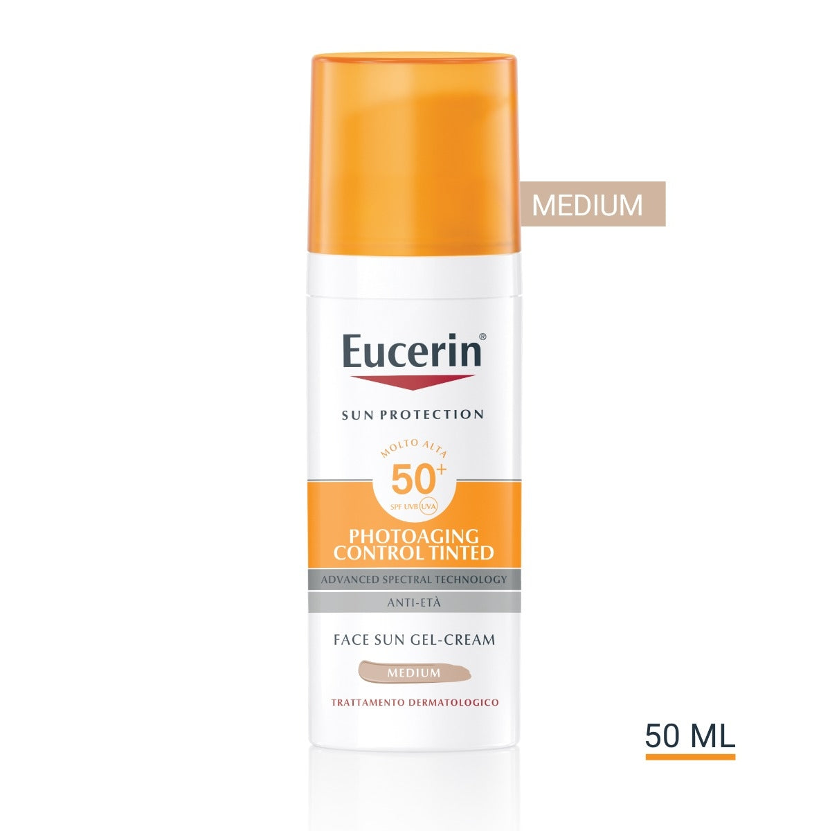 Eucerin Sun Photoaging ControlTinted Gel-Crème With SPF50+ Medium-10