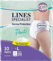 Lines Specialist Derma Protection Mutandine Pants Maxi Taglia L 10 Pezzi-2