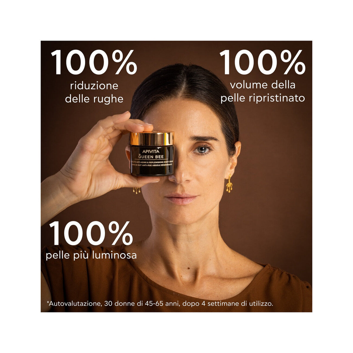 Apivita Queen Bee Night Crema Viso Notte Anti-Età Assoluta&Rimpolpante 50ml-4