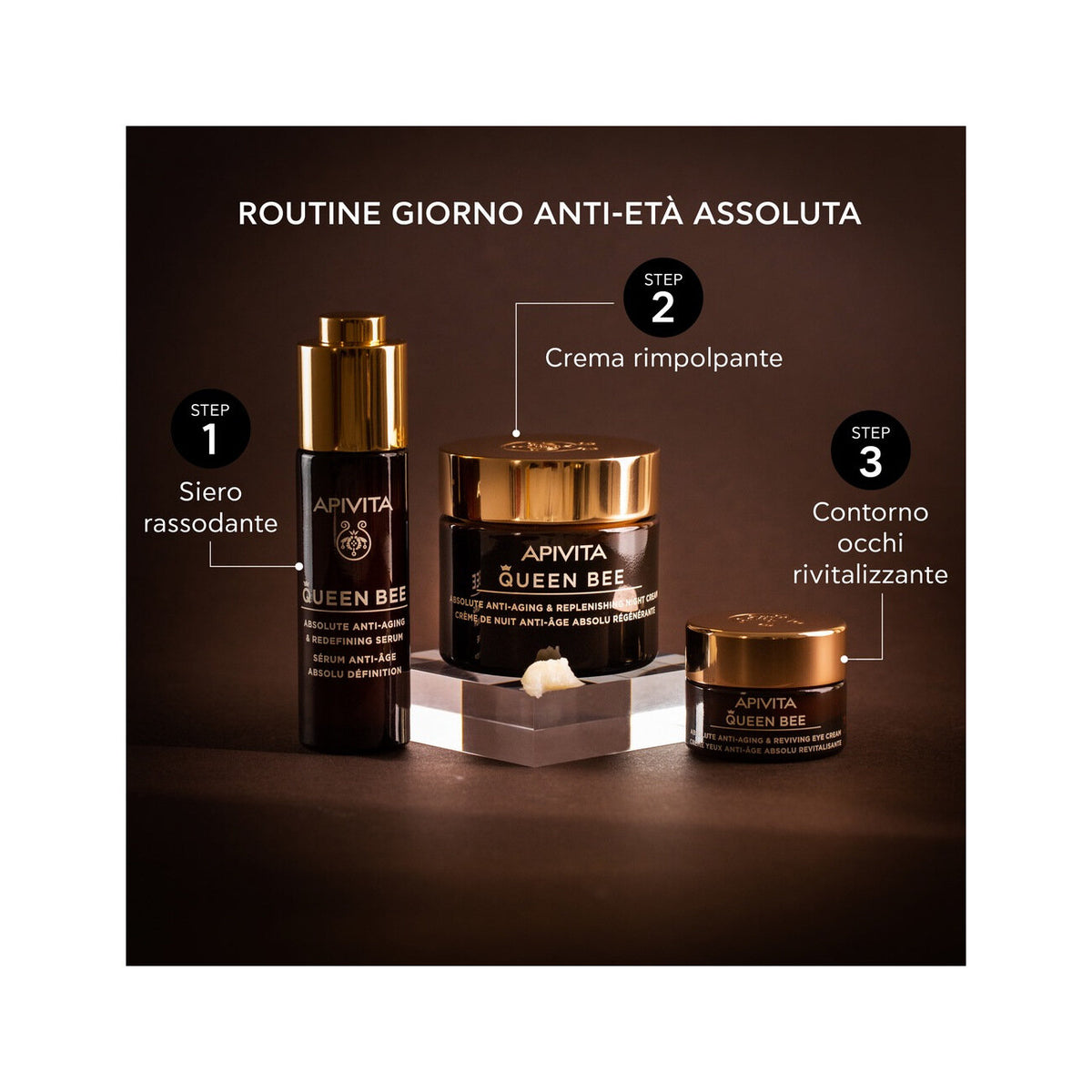 Apivita Queen Bee Night Crema Viso Notte Anti-Età Assoluta&Rimpolpante 50ml-5