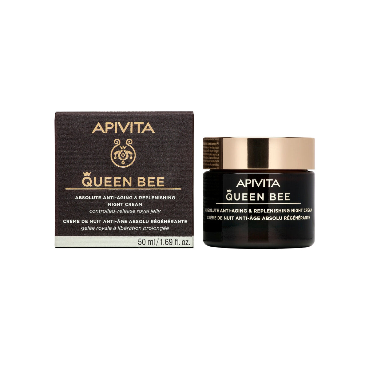 Apivita Queen Bee Night Crema Viso Notte Anti-Età Assoluta&Rimpolpante 50ml-9