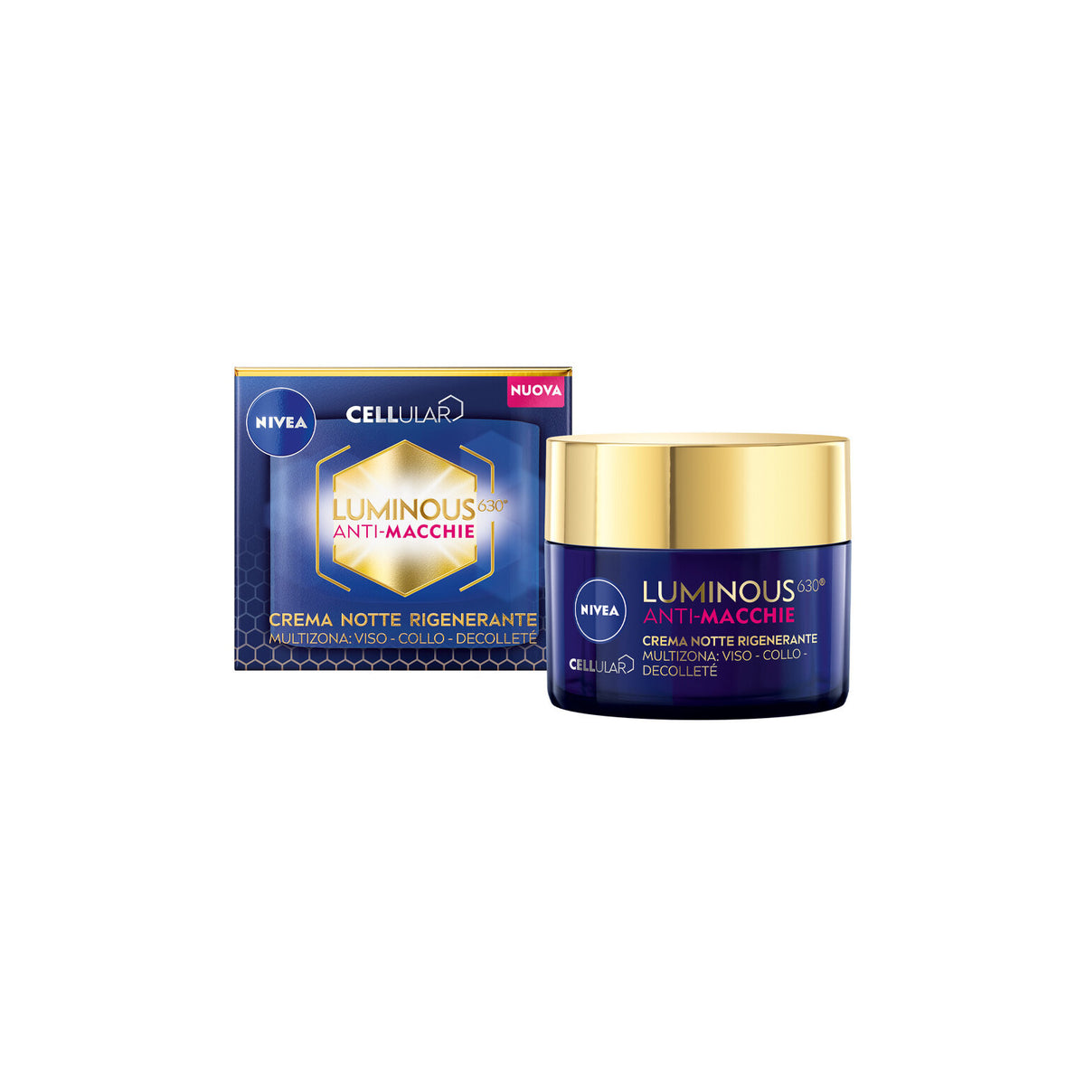 Nivea Cellular Luminous630 Anti-macchie Crema Viso Notte Rigenerante 50 ml Crema Antimacchia Viso-14