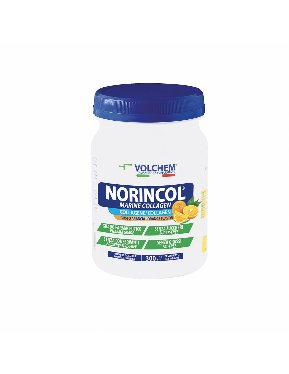 Volchem Norincol Marine Collagen Gusto Arancia 300g-1