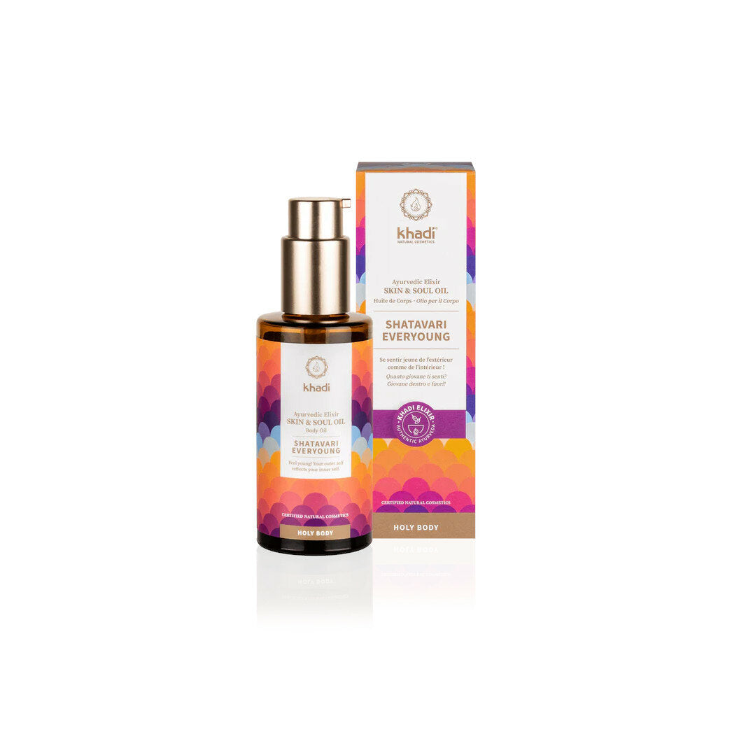 Khadi Skin&Soul Shatavari Everyoung olio corpo ayurvedico 100ml-2