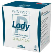 Lady Presteril Notte assorbenti in cotone con ali 10 pezzi-2