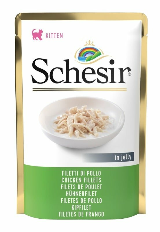 SCHESIR CAT KITTEN POLLO 85G-1