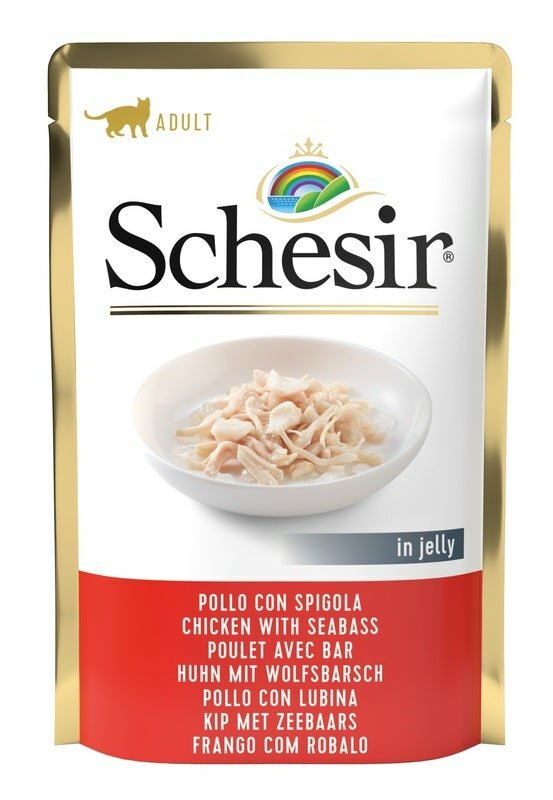 SCHESIR CAT POLLO SPIGOLA 85G-1