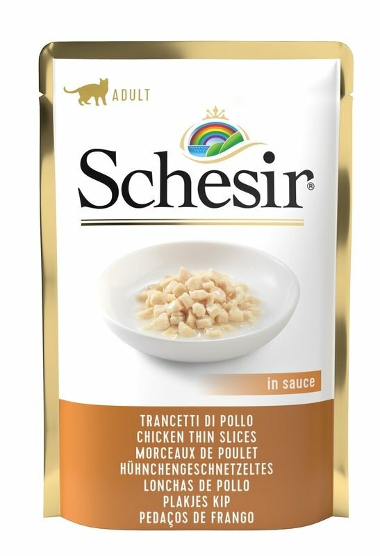 SCHESIR CAT POLLO TRANC 85G-1