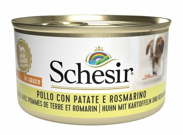 Schesir Pollo Con Patate E Rosmarino Cibo Umido Cani Adulti Lattina 85g-2