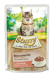 Stuzzy Bocconcini Con Salmone Gatto Adulto Busta Da 85g-1