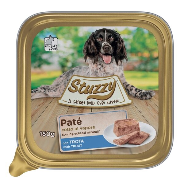 Stuzzy Cane Adulto Paté con Trota 150g-1