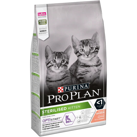Purina Pro Plan Sterilised Kitten Crocchette Salmone Sacco 1,5kg-2
