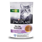 Purina Pro Plan Nutri Savour Sterilized Senior 7+ Gatto Pezzetti Tacchino In Mousse Bustina 85g-2