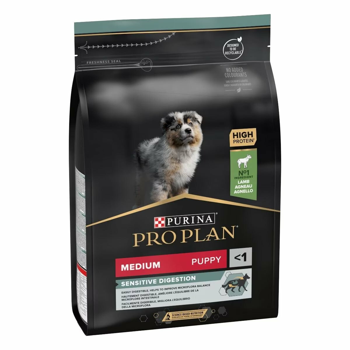 Purina Pro Plan Medium Puppy Sensitive Digestion Cibo Secco Con Agnello Per Cuccioli Taglia Media Sa-2