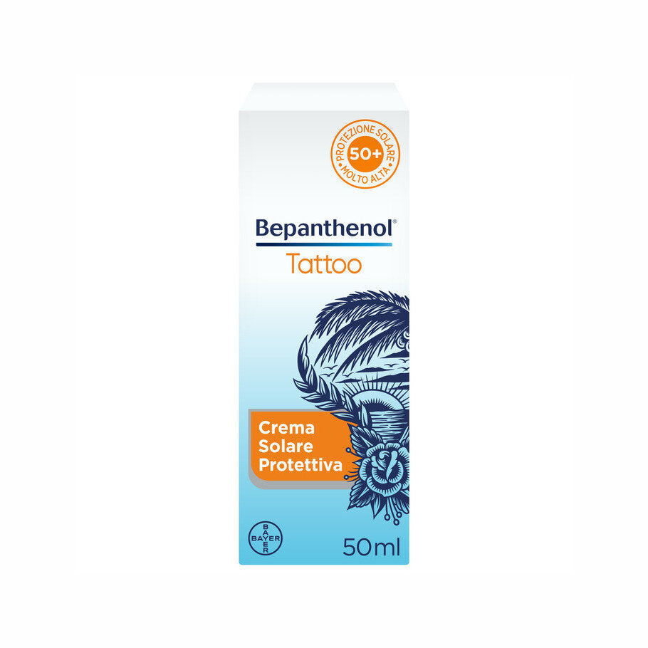 Bepanthenol Tattoo crema solare protettiva SPF50+ 50ml-21
