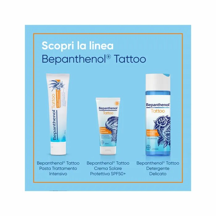 Bepanthenol Tattoo crema solare protettiva SPF50+ 50ml-20