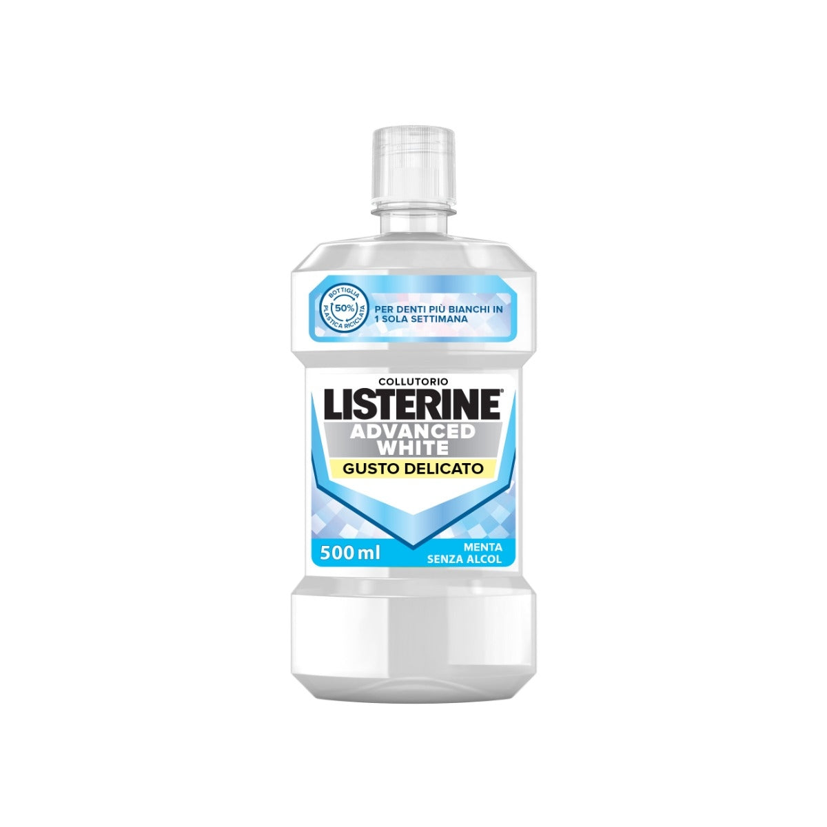 Listerine Advanced White Collutorio Gusto Delicato 500ml-3