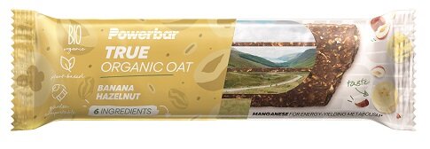 Powerbar True Organic Oat Barretta Banana/Nocciole 40g-1