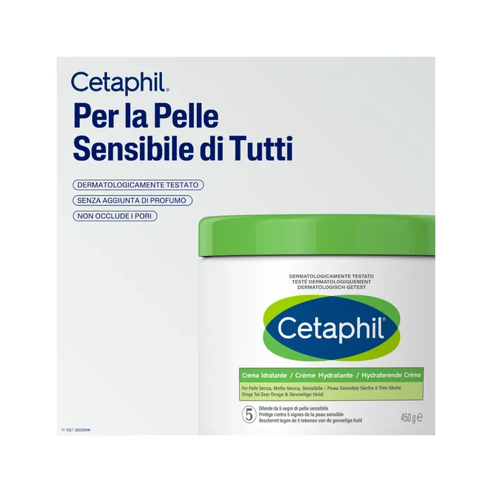 Cetaphil Crema Idratante Pelle Secca 450g Viso e Corpo-9
