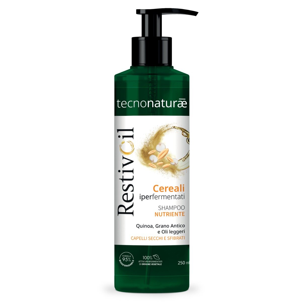 Restivoil Tecnonaturae Cereali Iperfermentati shampoo nutriente 250ml-1