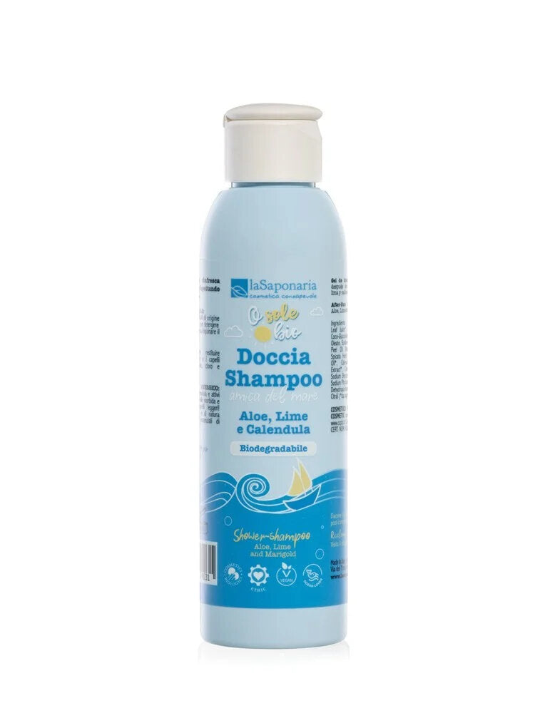 La Saponaria Doccia Shampoo Amico Del Mare Biodegradabile Corpo E Capelli 150ml-2