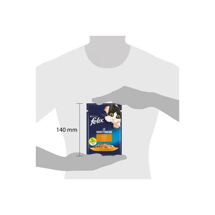 Purina Felix Le Ghiottonerie Gusto Pollo Cibo Umido Gatti Adulti Busta 85g-5