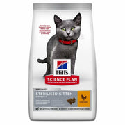Hill's Science Plan Sterilised Kitten Cibo Secco Con Pollo Per Gattini Sterilizzati Sacco 300g-2