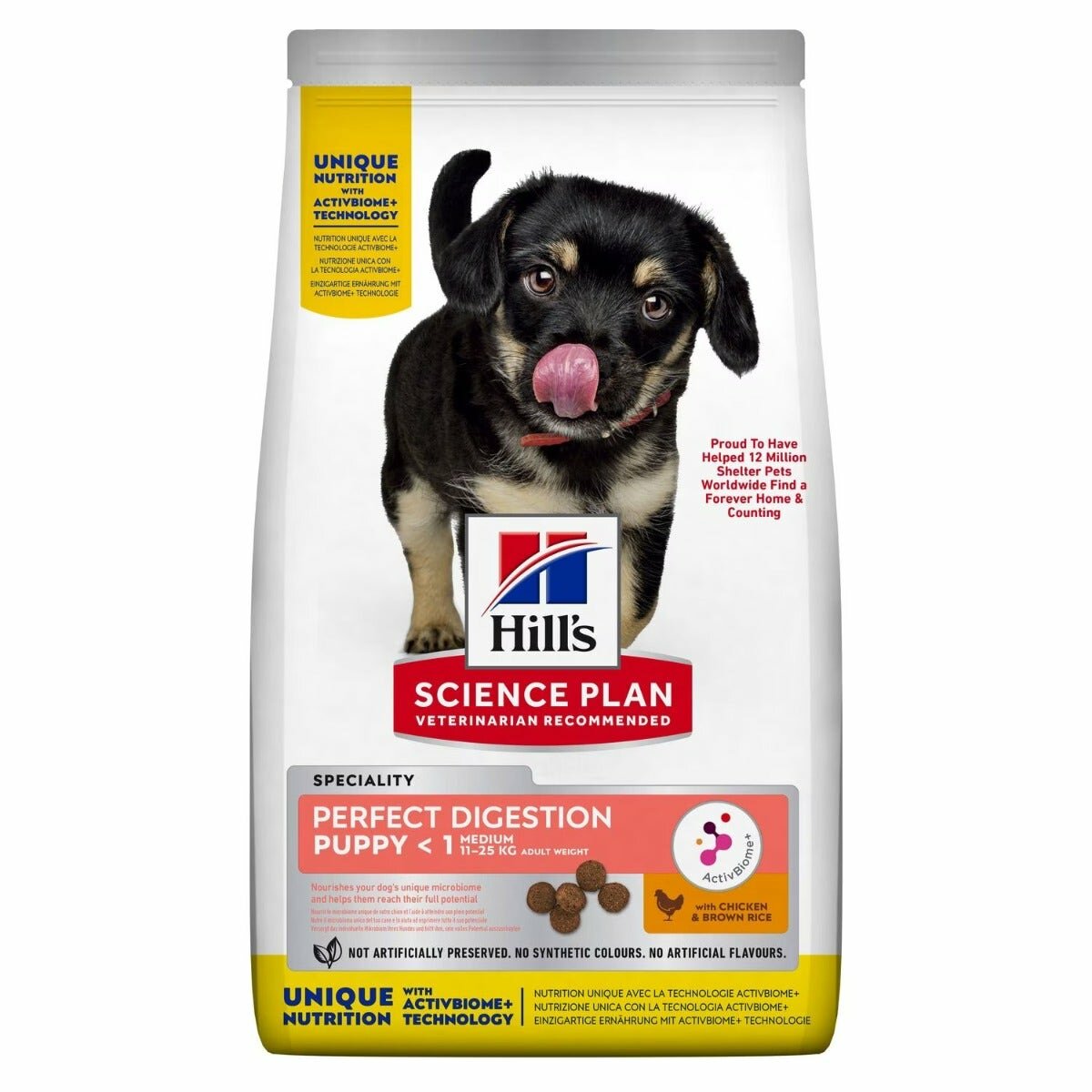 Hill's Science Plan Perfect Digestion Medium Puppy Cibo Secco Con Pollo E Riso Integrale Per Cucciol-2