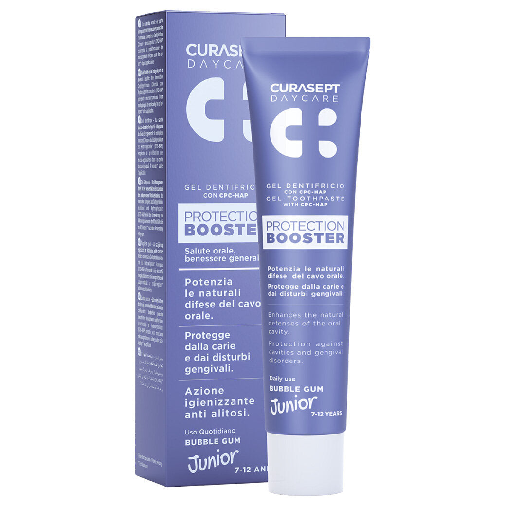 Curasept Daycare Dentifricio Bubble Gum Junior 50ml 7-12Anni-2