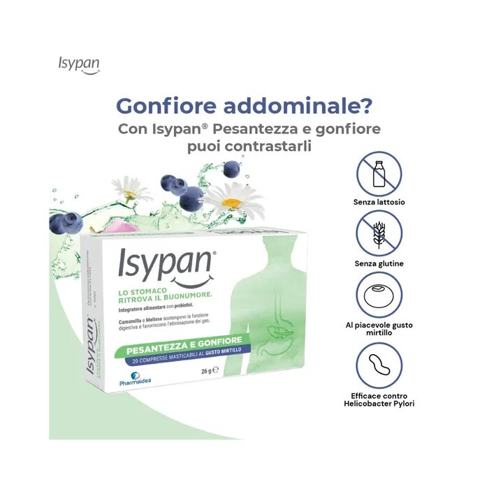 Isypan Pesantezza E Gonfiore 20 Compresse-5