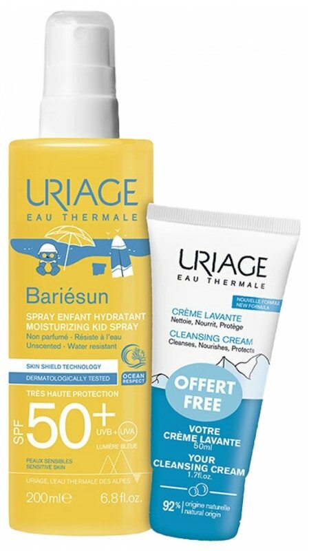 Uriage Bariesun Spray solare bambini SPF50+ 200ml + Crema Lavante 50ml-2