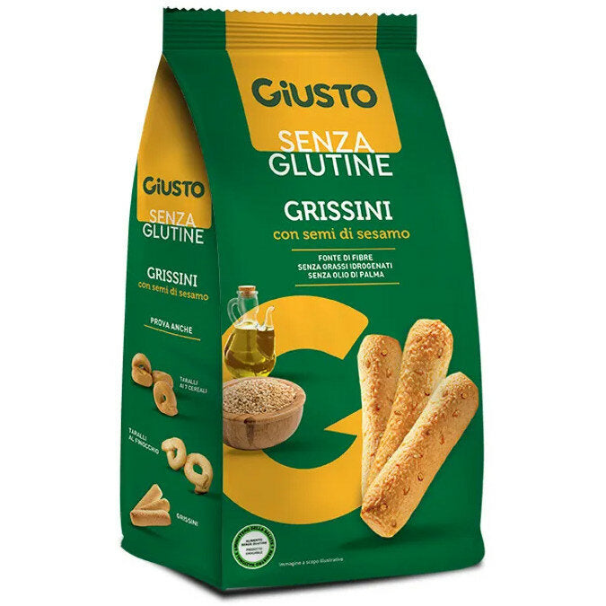 Giusto Senza Glutine Grissini al sesamo 150g-1
