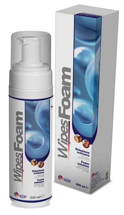 Wipes Foam Soluzione Schiuma Detergente Per Cani E Gatti Flacone 200ml-2