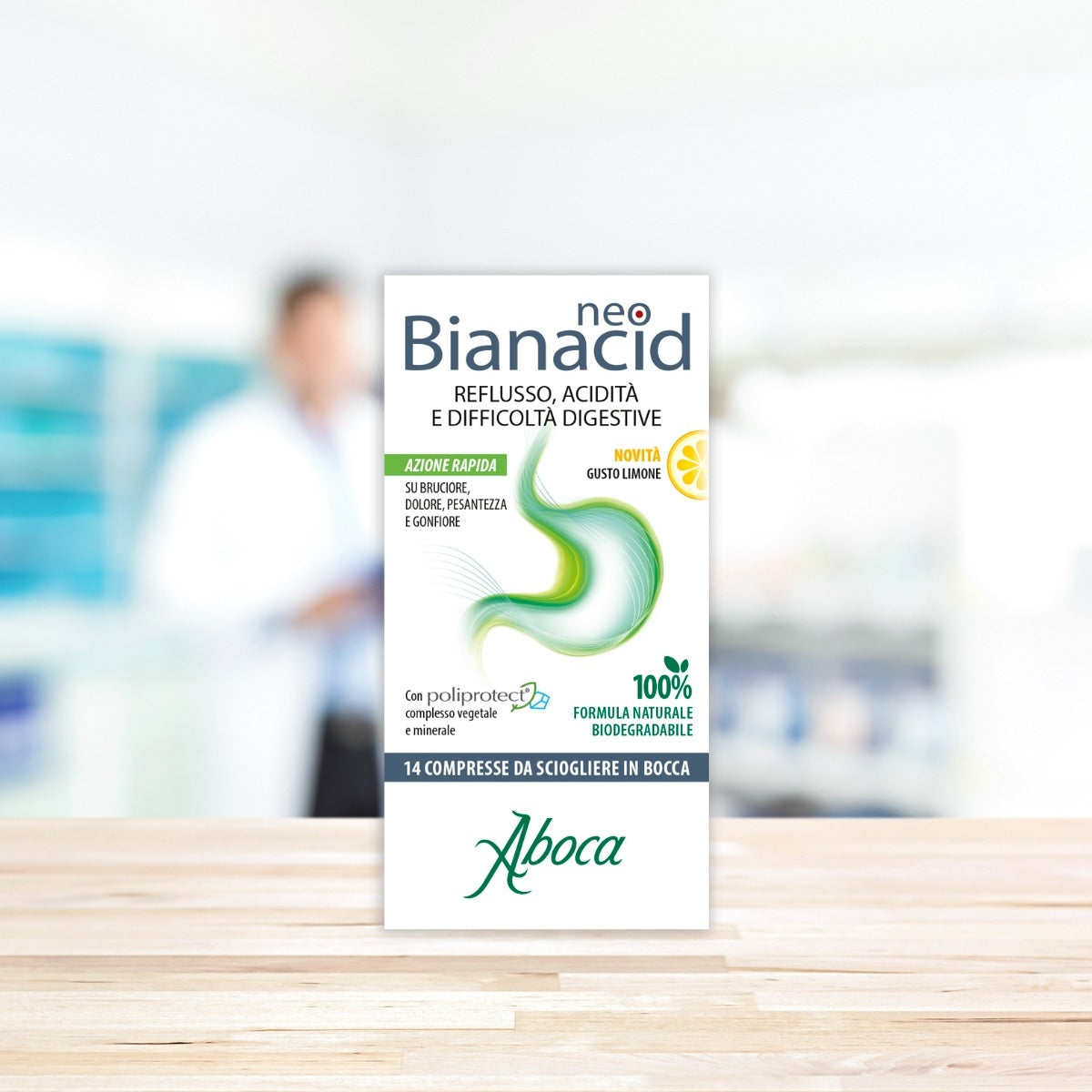 Aboca Neobianacid 14 Compresse Gusto Limone-2