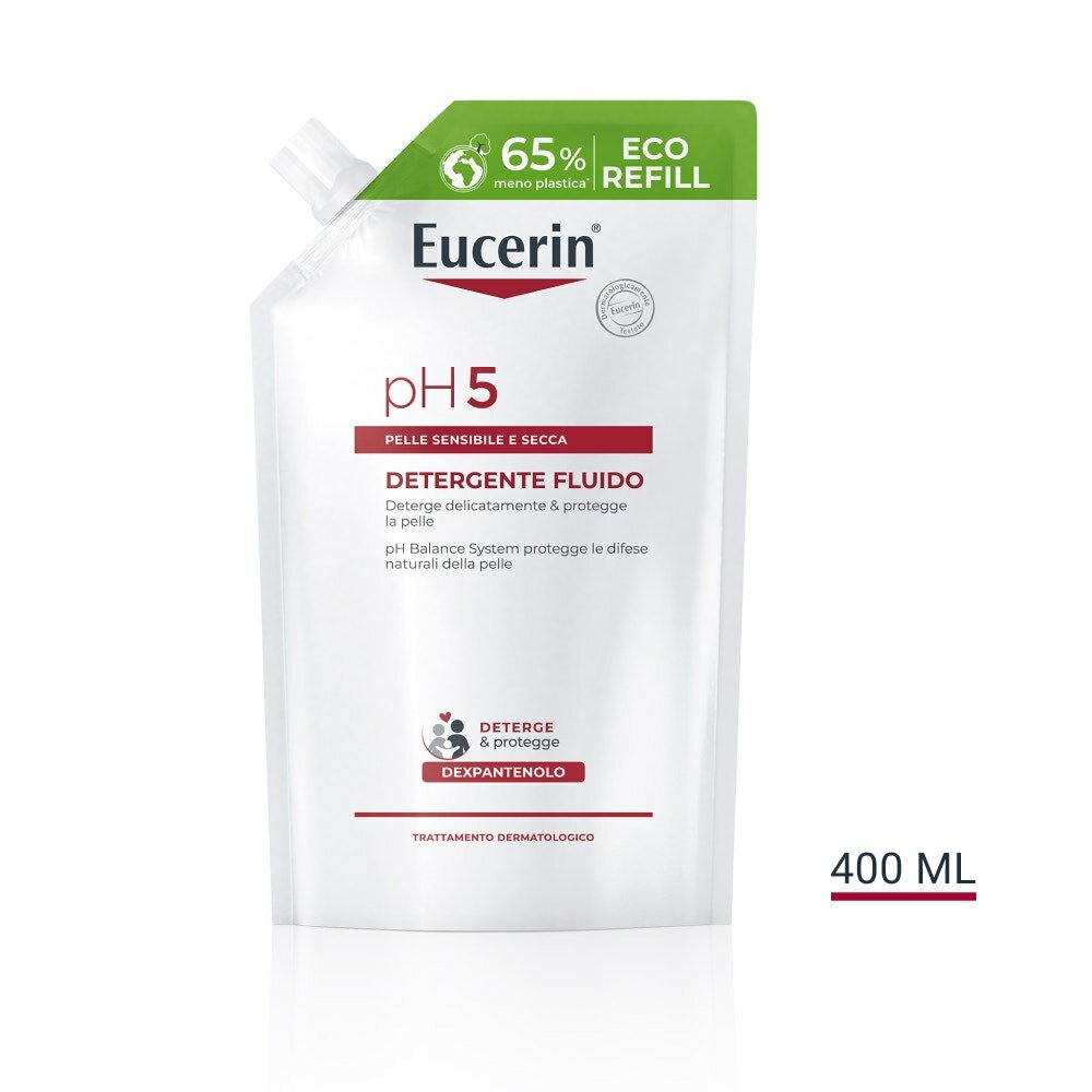 Eucerin pH5 Detergente Viso e Corpo Eco Refill 400ml-7