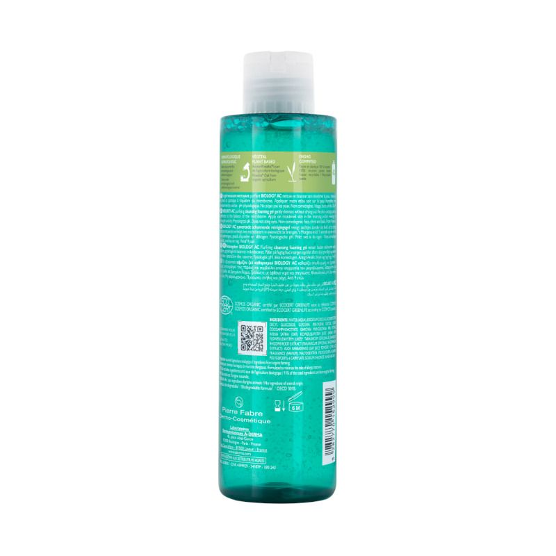 A-Derma Biology AC Gel detergente schiumogeno purificante anti-imperfezioni 200ml-2