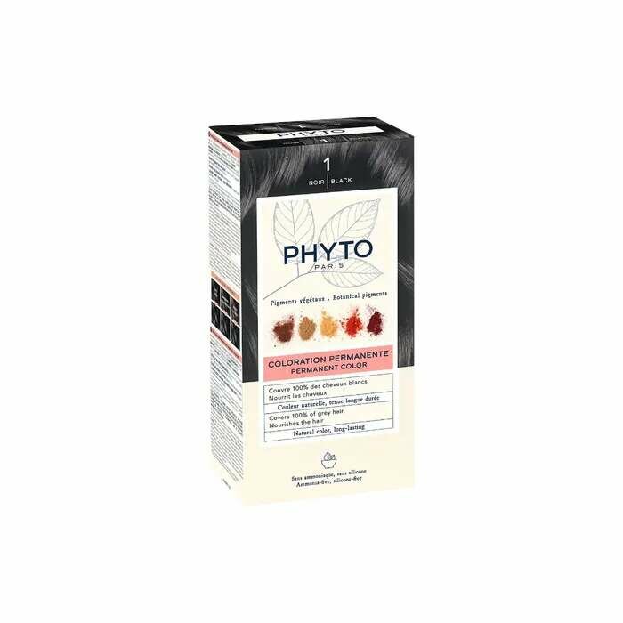 Phyto Phytocolor 1 Nero Colorazione Permanente Per Capelli-6