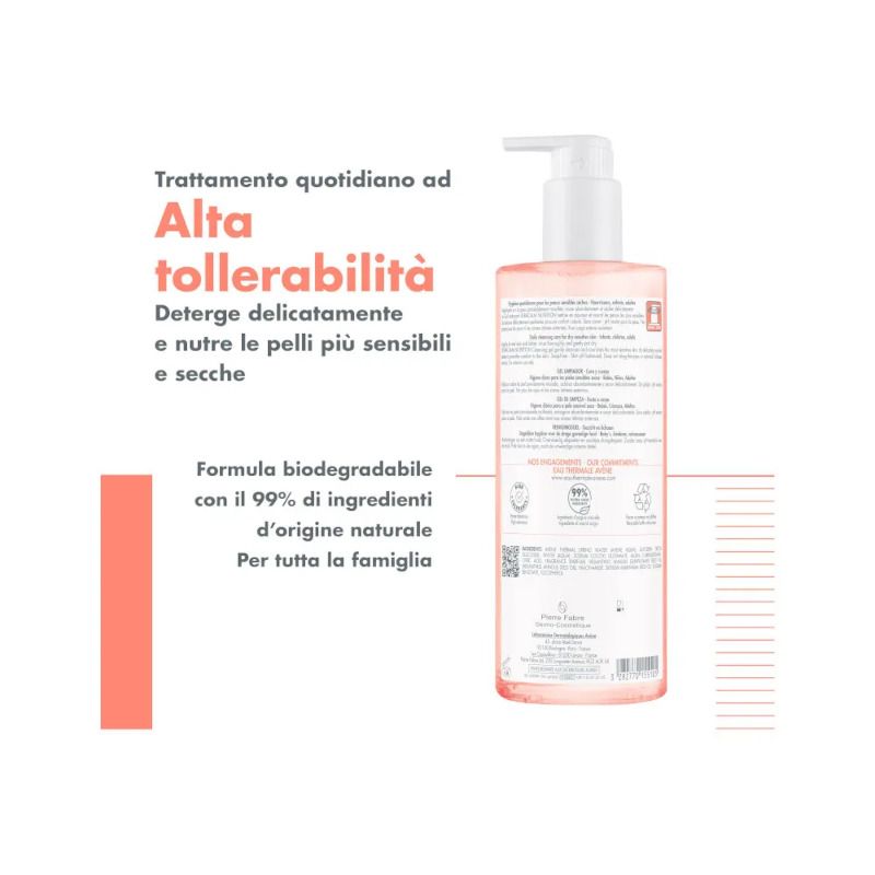 Eau Thermale Avène Xeracalm Nutrition Gel Detergente Pelle Secca 500ml-4