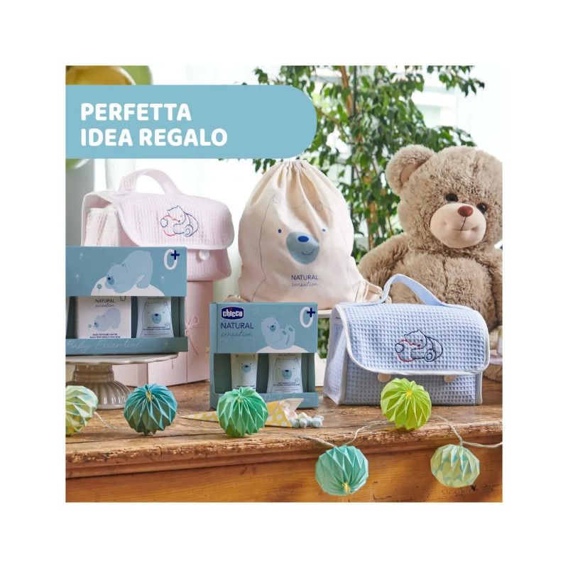 Chicco Natural Sensation Set detergente corpo e capelli 200ml + pasta lenitiva 4in1 100ml-3