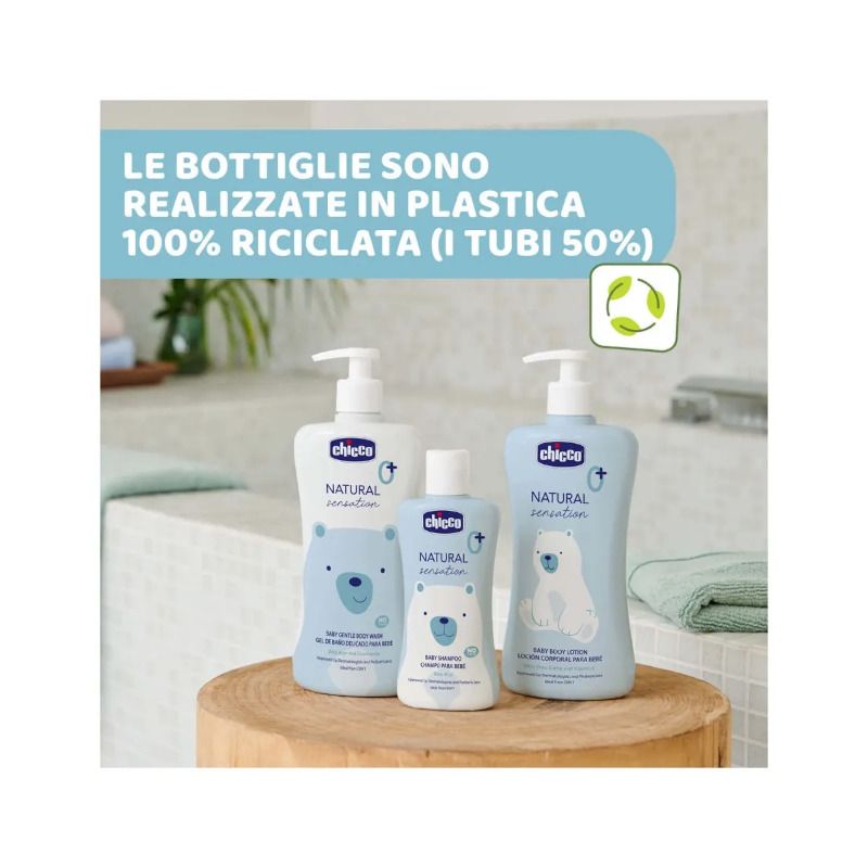 Chicco Natural Sensation Set detergente corpo e capelli 200ml + crema corpo 150ml + acqua profumata-6