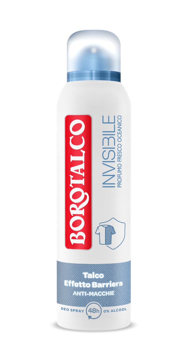 Borotalco Deodorante Spray Invisibile Azzurro 150ml-2