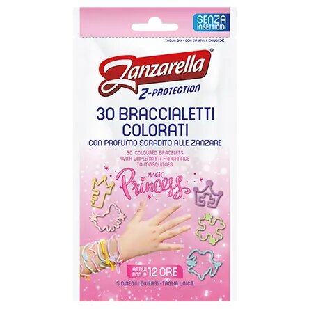 Zanzarella Braccialetti Colorati Princess 30 Pezzi-1