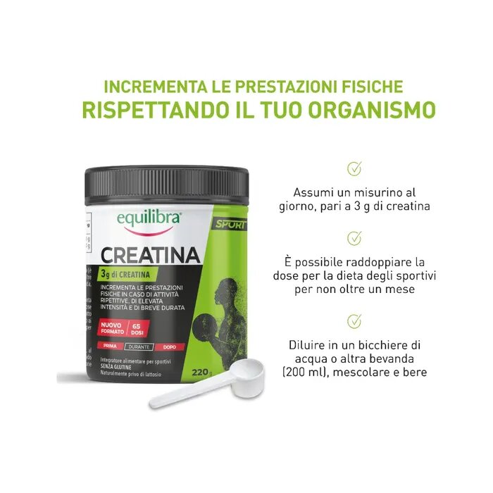 Equilibra Creatina Integratore 220g-10